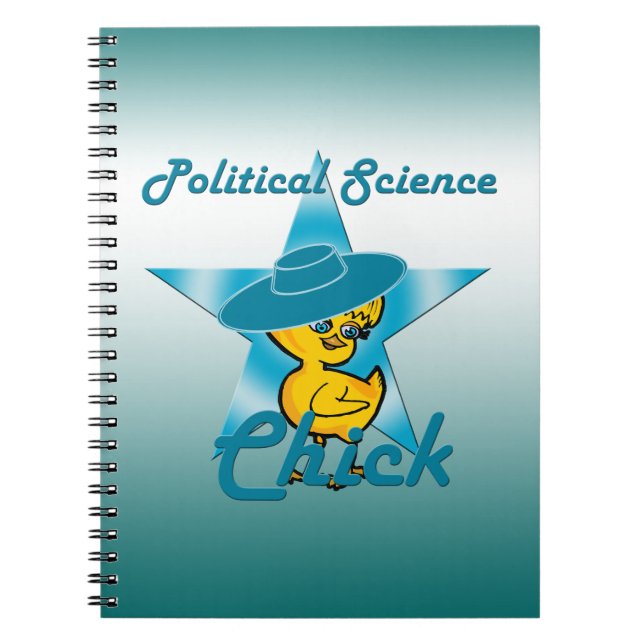 Political Science Chick #7 Spiral Notebook (Front)