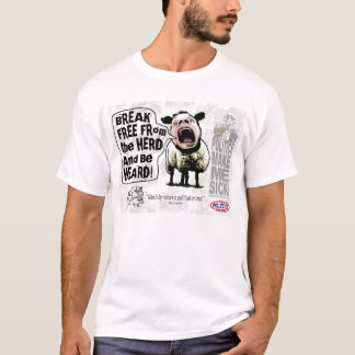 Political Sheep Sheople Sheeple Screams T-Shirt
