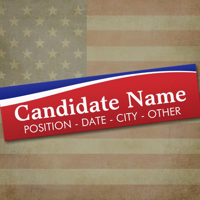Political Theme - Customise This Bumper Sticker! Bumper Sticker (Bumper Sticker)