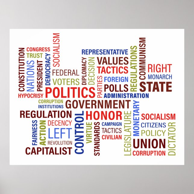 Political Typography Poster (Front)