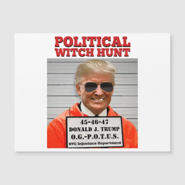 Political Witch Hunt of Donald Trump  (Front)