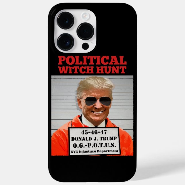 Political Witch Hunt of Donald Trump  Case-Mate iPhone Case (Back)