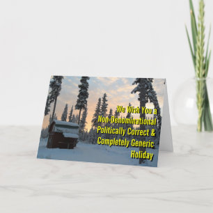 Politically Correct Holiday Card