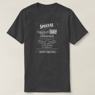 Politically Correct Incorrect Chalk Woke Christmas T-Shirt