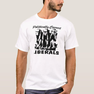 Politically Correct Liberals 3 Monkeys T-Shirt