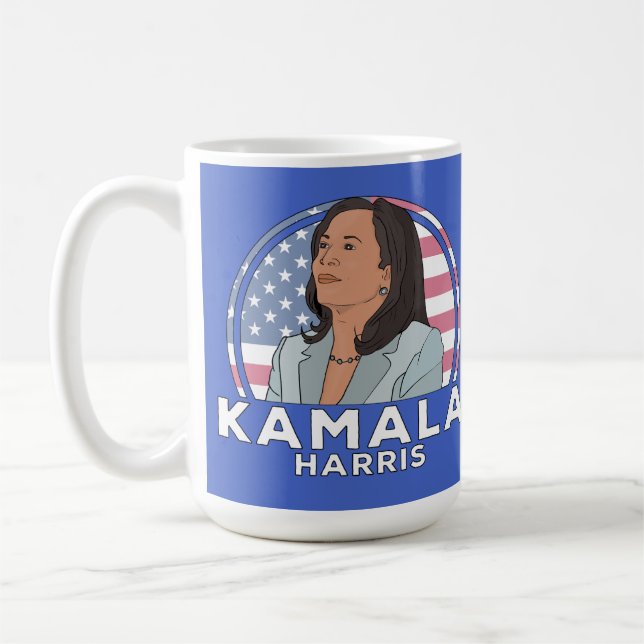 Politics Kamala Harris Coffee Mug (Left)