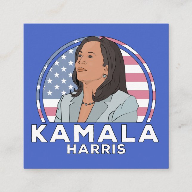 Politics Kamala Harris Enclosure Card (Front)