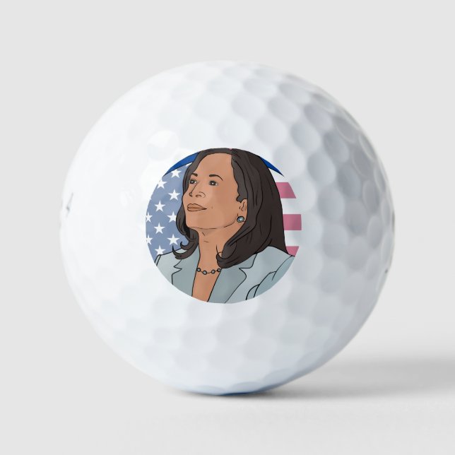 Politics Kamala Harris Golf Balls (Front)