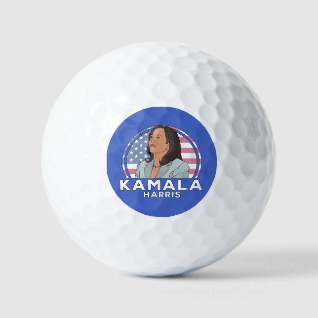 Politics Kamala Harris Golf Balls (Front)