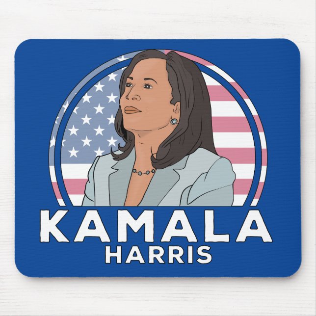 Politics Kamala Harris Mouse Pad (Front)