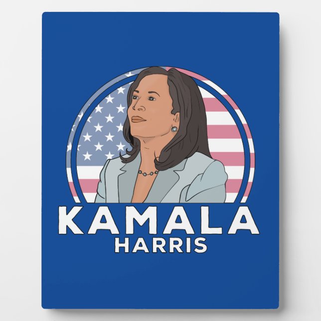 Politics Kamala Harris Plaque (Front)