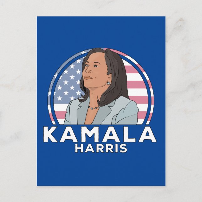 Politics Kamala Harris Postcard (Front)