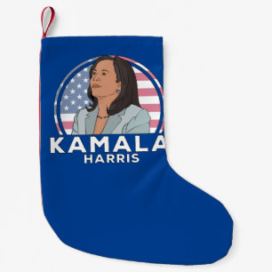 Politics Kamala Harris Small Christmas Stocking