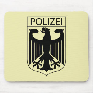 POLIZEI - German Police Symbol Gifts Mouse Pad