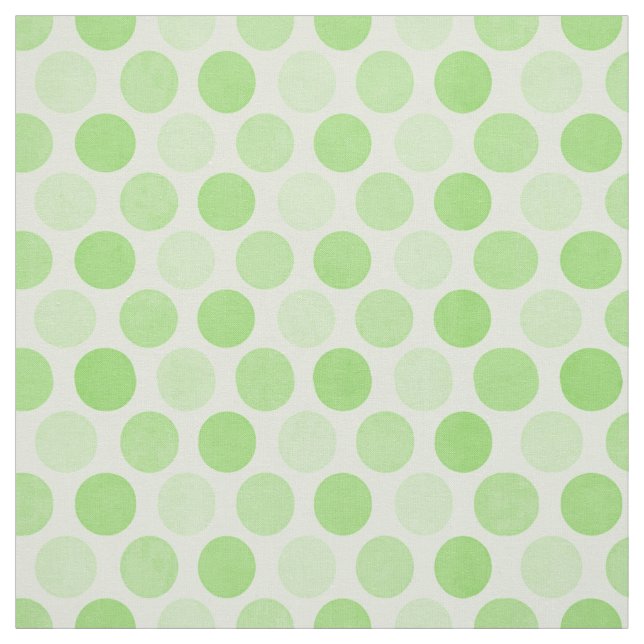 Polk Dots Green Fabric (Swatch)