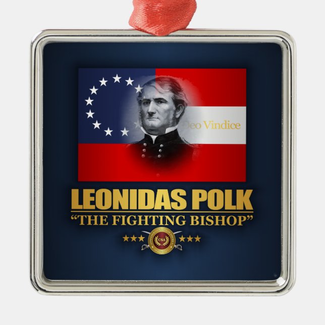 Polk (Southern Patriot) Metal Tree Decoration (Front)