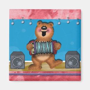 Polka Bear Magnet