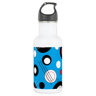 Polka Blue 532 Ml Water Bottle
