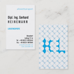 Polka! but modern business card