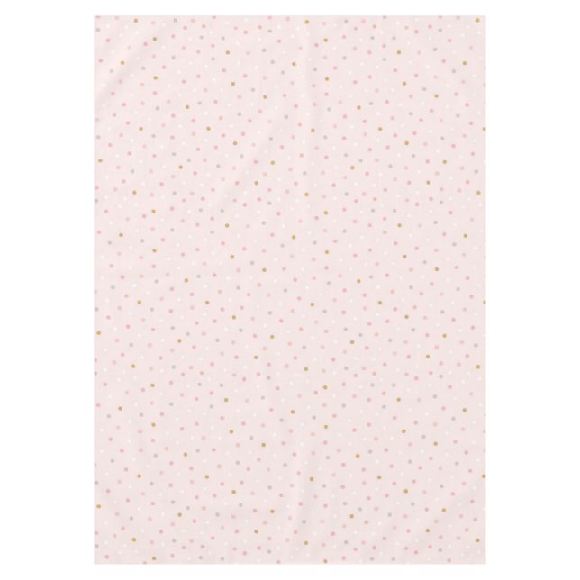 Polka Confetti Pattern Tablecloth (Front)