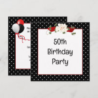 Polka Dot 50th Birthday Party