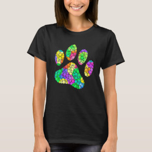 Polka Dot Animal Dog Cat Paw International Dot Day T-Shirt