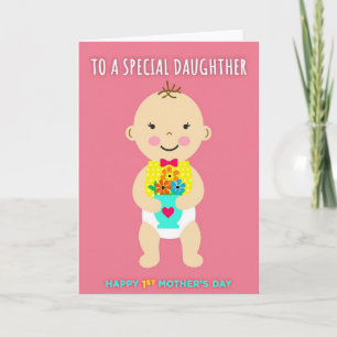 Polka Dot Baby Girl Card