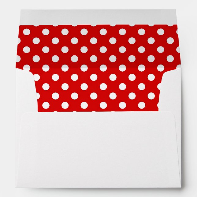 Polka dot background envelopes (Back (Bottom))