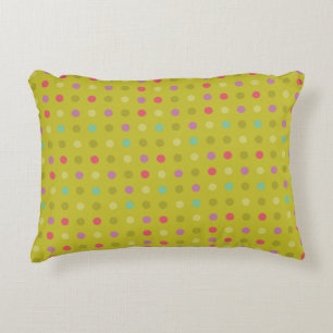 Polka-dot background pattern decorative cushion