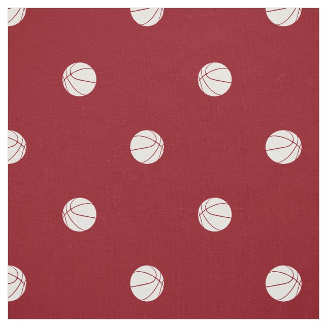 polka dot basketballs ANY background drop pattern Fabric (Swatch)