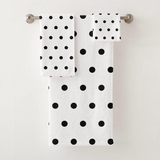 Polka Dot Bath Towel Set (Insitu)