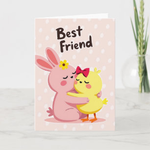 Polka Dot Best Friend Card