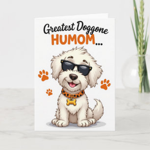 Polka Dot Best Humom Card