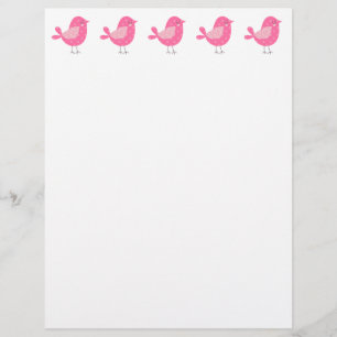 Polka Dot Birds and Flowers