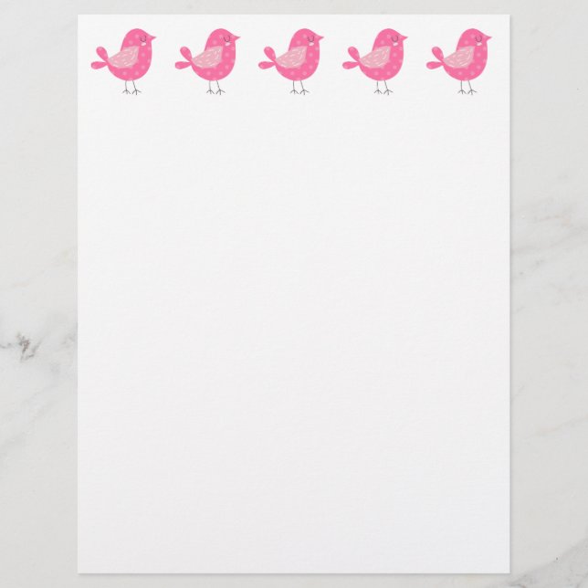 Polka Dot Birds and Flowers (Front)