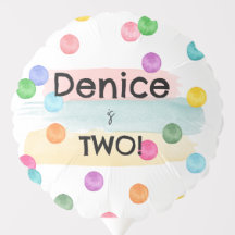 Polka Dot Birthday Party Invite