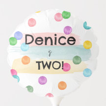 Polka Dot Birthday Party Invite