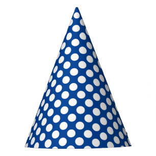 Polka Dot Blue Party Hat