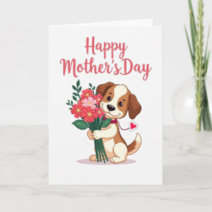 Polka Dot Bouquet Friend Card