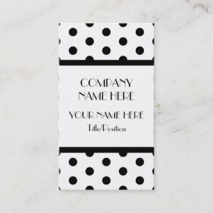 Polka Dot Business Card