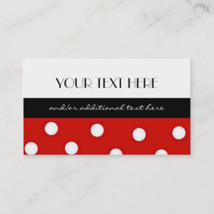 Polka Dot Business Card