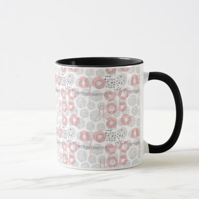 Polka Dot Circle Pattern Mug (Right)