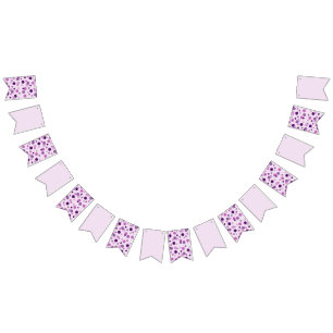 Polka dot colourful bubbles bunting