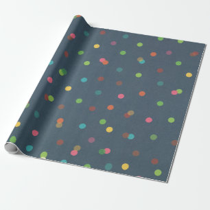 Polka dot Colourful Vibrant Cheerful Wrapping Paper