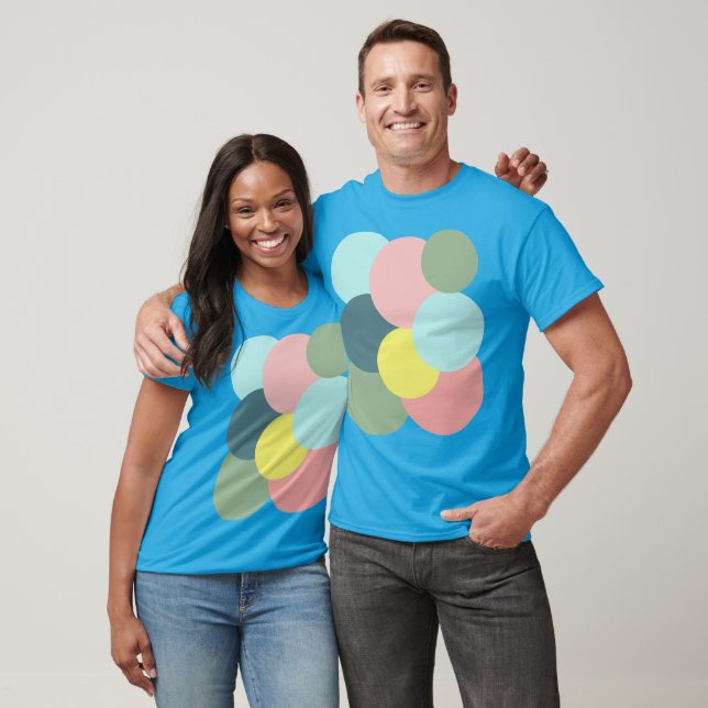 Polka Dot Colours of Bermuda  T-Shirt (Unisex)