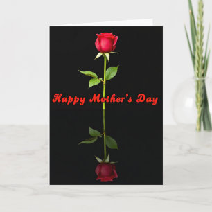 Polka Dot Crimson Bloom Card