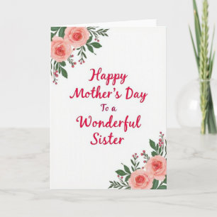Polka Dot Crimson Script Card