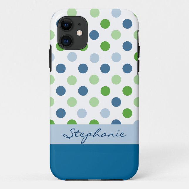 Polka Dot Custom iPhone 5 Case (Back)