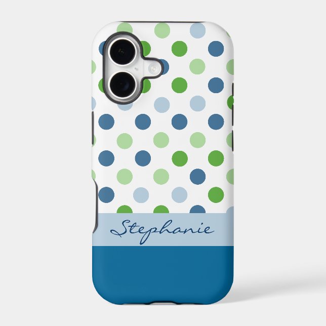 Polka Dot Custom iPhone 5 Case (Back)
