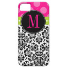 Polka Dot & Damask | Monogram